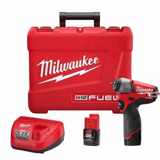 Milwaukee Kit de llave de impacto M12 FUEL™ de 1/4"