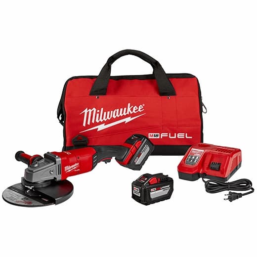 Milwaukee Rectificadora de ángulo grande M18 FUEL™ de 7" / 9" (Kit de 2 baterías)