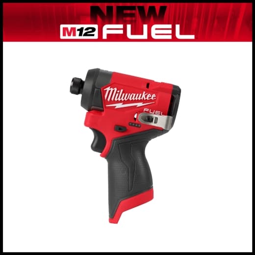 Milwaukee Destornillador de impacto hexagonal M12 FUEL™ de 1/4"