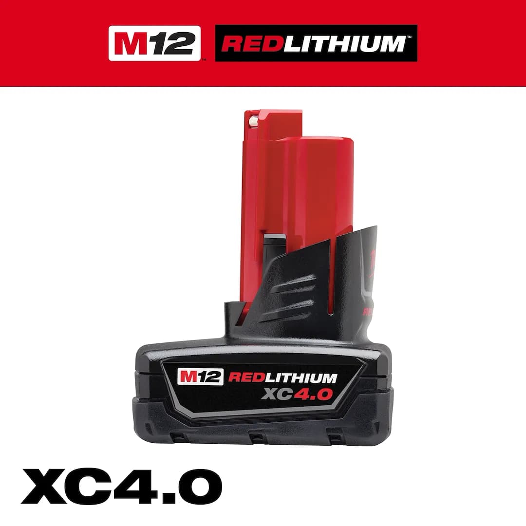 Milwaukee Juego de batería M12™ REDLITHIUM™ XC 4.0 con capacidad extendida