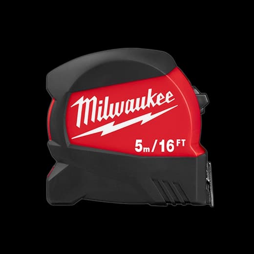 Milwaukee Cinta métrica compacta de hoja ancha de 5 m/16 pies