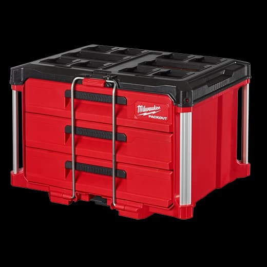 Milwaukee Caja de herramientas con 3 cajones PACKOUT™