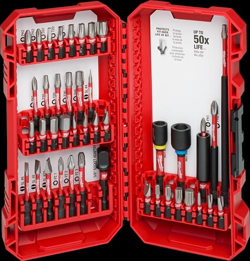 Milwaukee Juego de brocas para destornillador SHOCKWAVE™ Impact Duty™ de 43 piezas